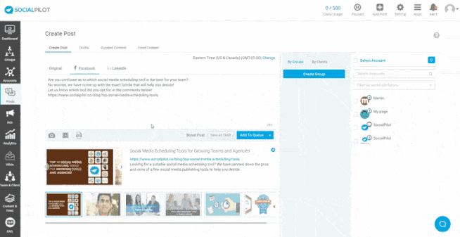start boosting posts through SocialPilot start boosting posts through SocialPilot