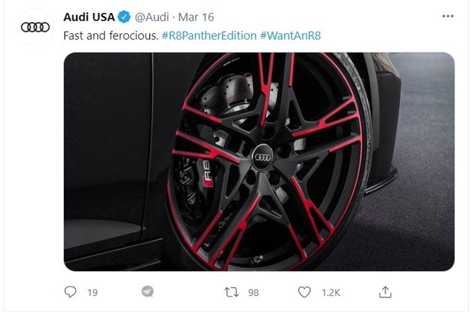 Campaña de hashtags de Audi 