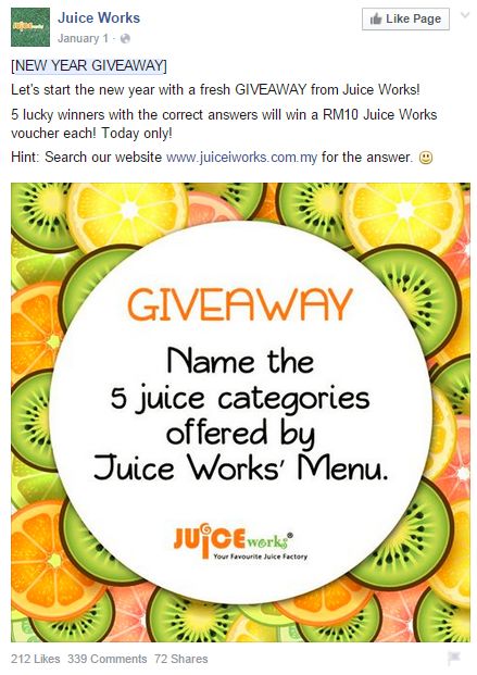Giveaway Campaign Social Media Marketing