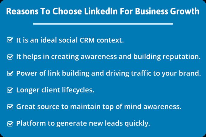 Reasons of choosing LinkedIn for business