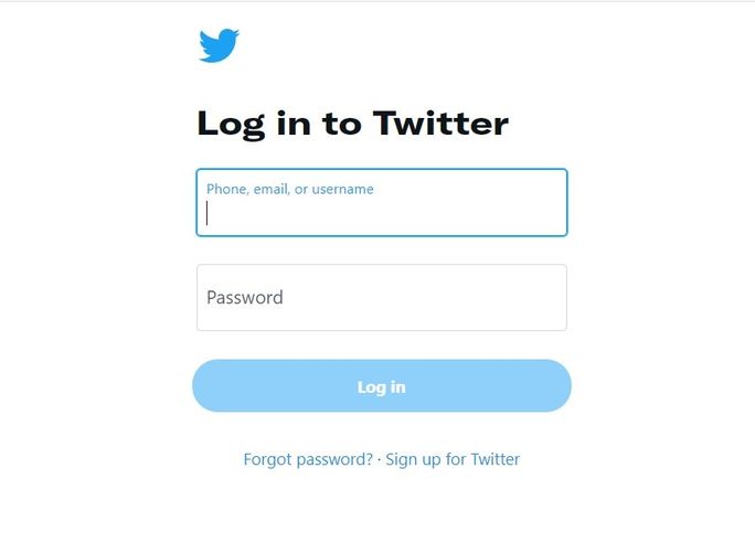Twitter-log-in
