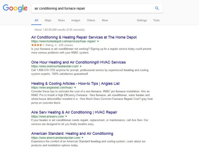 Search terms that are relevant to their business