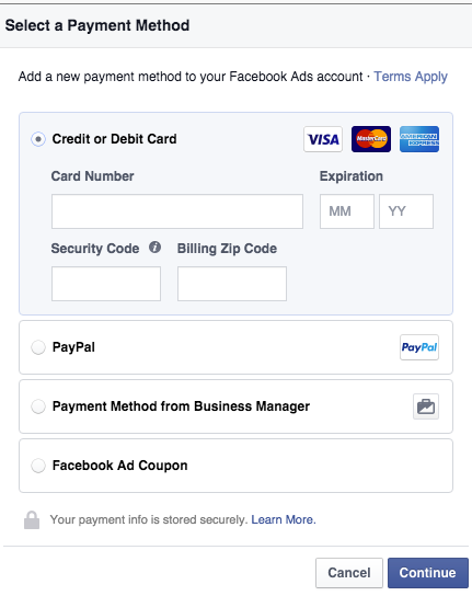Choose a Payment Option Choose a Payment Option