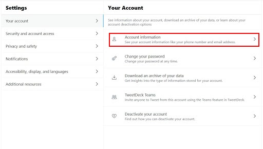 account-information