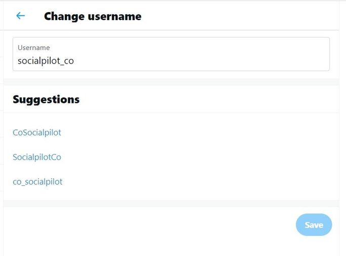 username