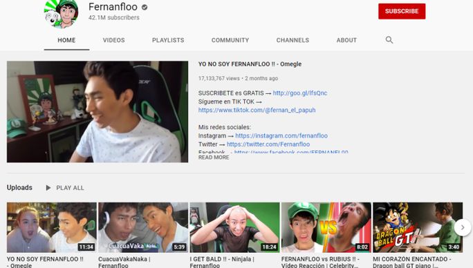 Fernanfloo-youtube