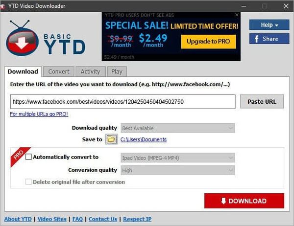 YTD-Video-Downloader