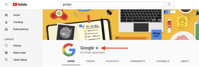 google youtube channel