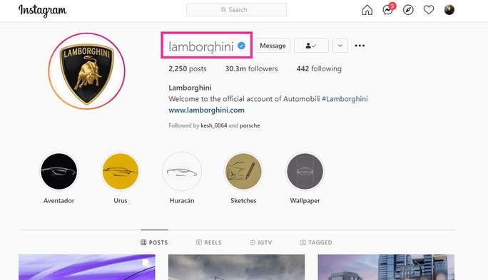 Knowledge - 'How to verify account on Instagram' 