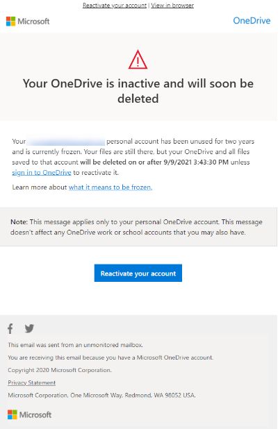Reactivation Alerts