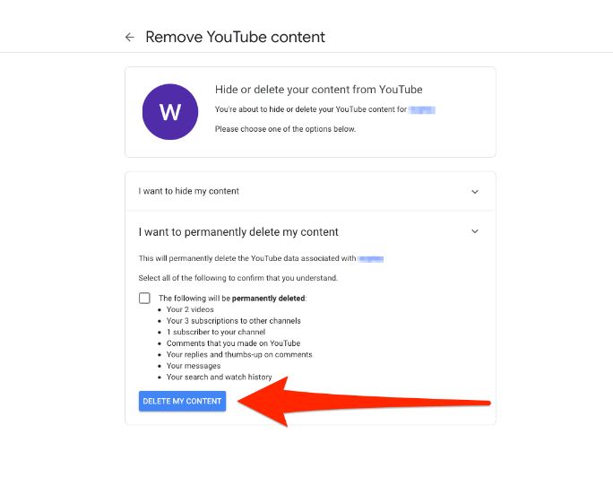 remove-youtube-content