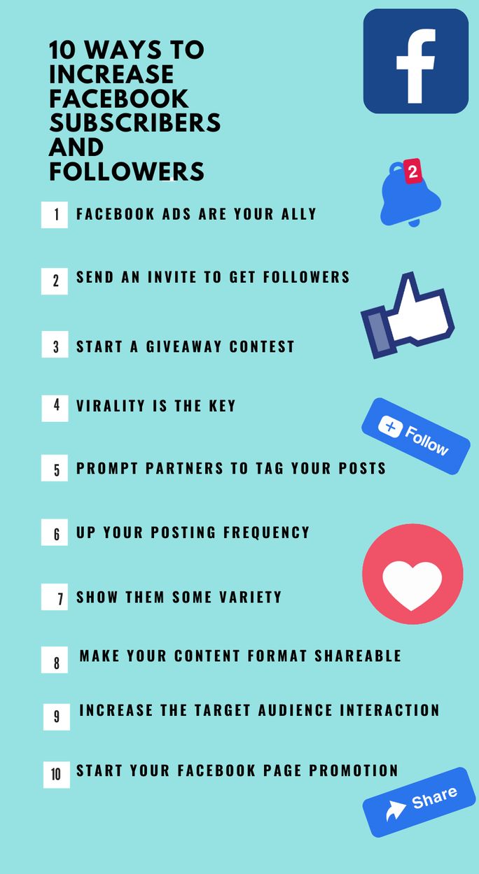 10 Ways to Increase Facebook Subscribers and Followers