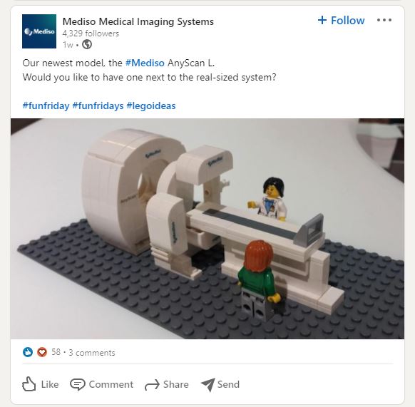 Mediso uses Lego