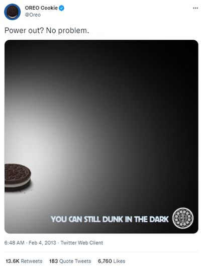 Oreo creatively