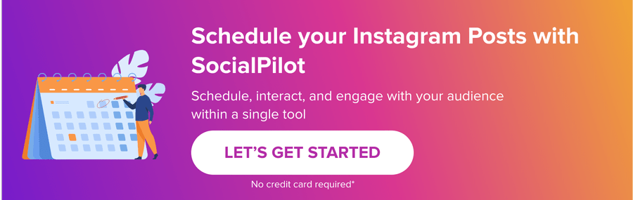 Schedule your Instagram Posts