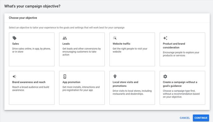 choose your objective choose your objective