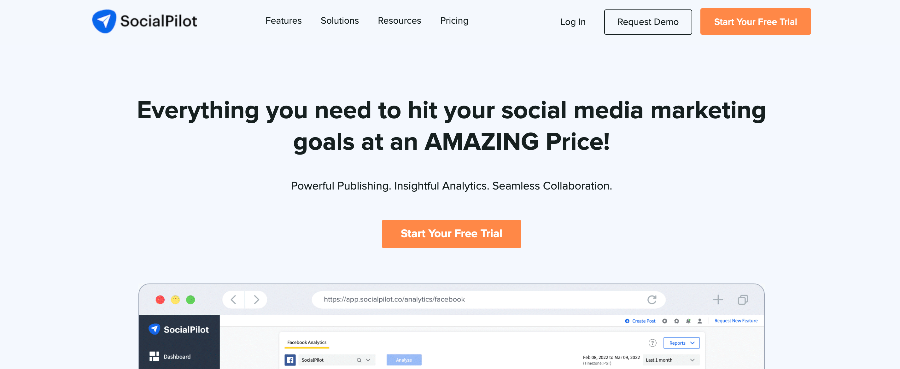 Social media tool - SocialPilot