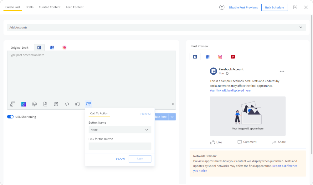 Add CTAs to your Facebook Post Add CTAs to Facebook Posts