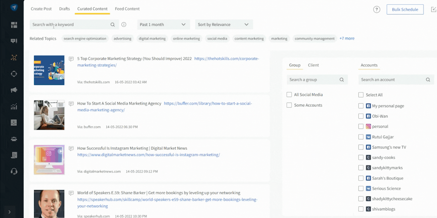 curated content curated content