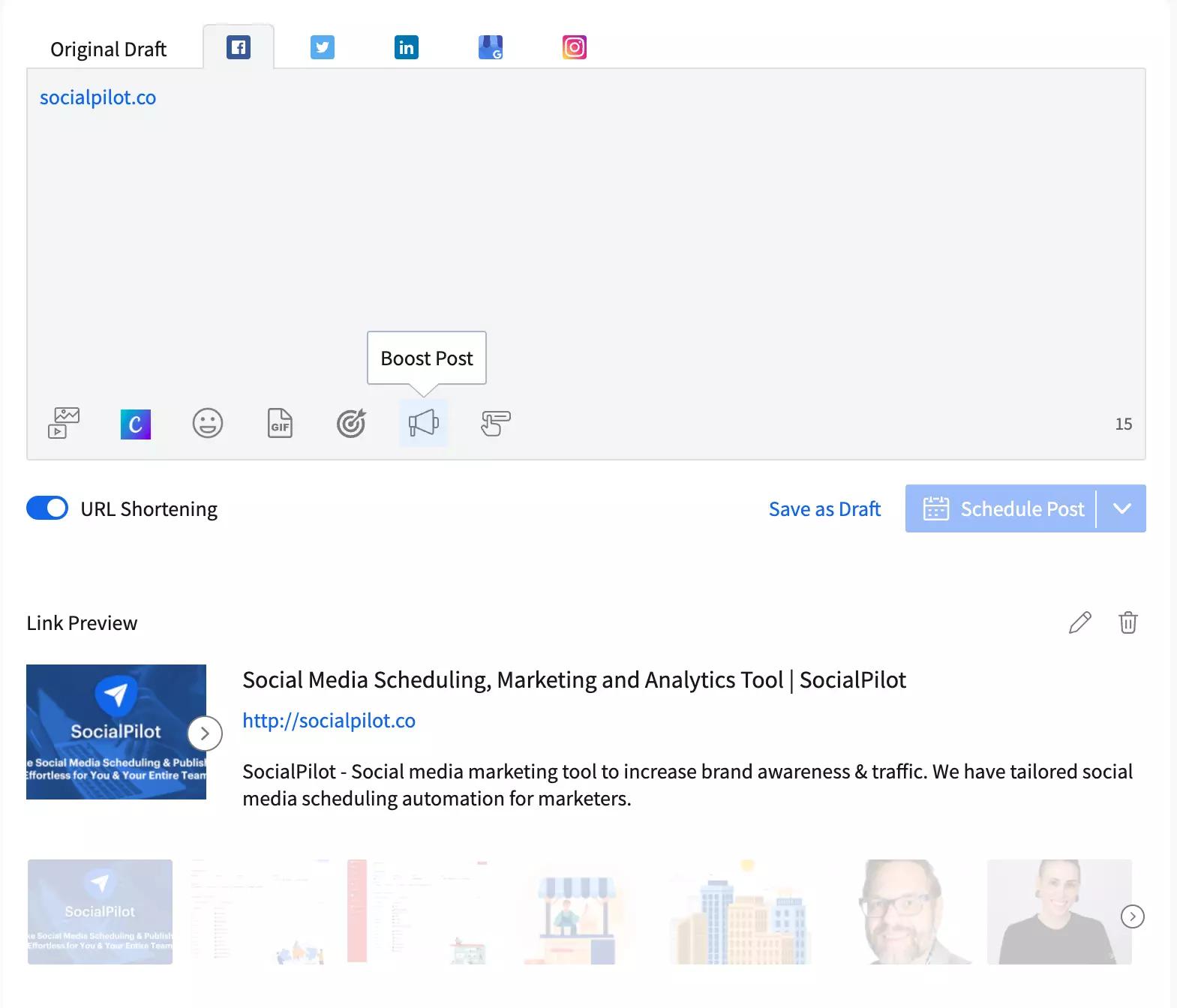 FacebookBoostPost with new post