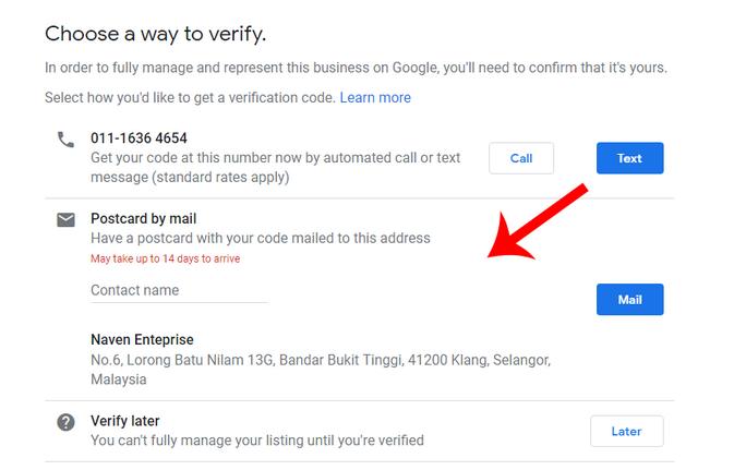Get Your Listing Verified Get Your Listing Verified