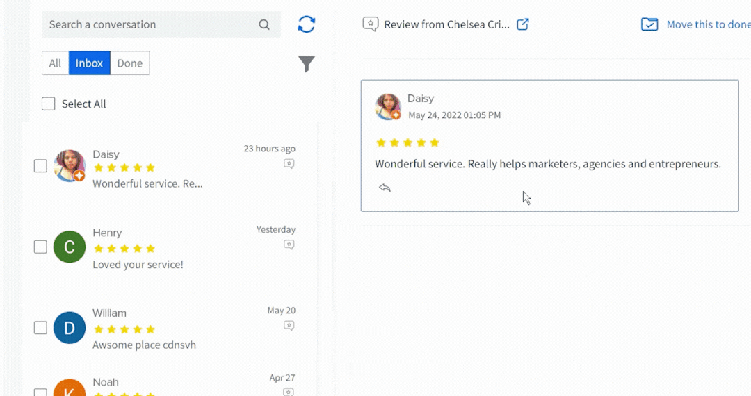 SocialPilot’s Google Business Profile’s Inbox SocialPilot’s Google Business Profile’s Inbox