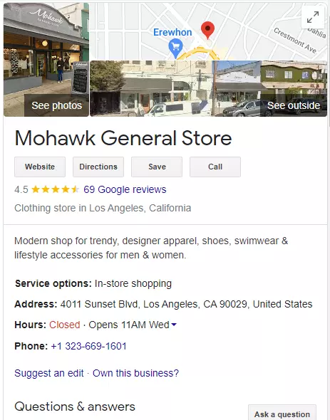 mohawk general store mohawk general store