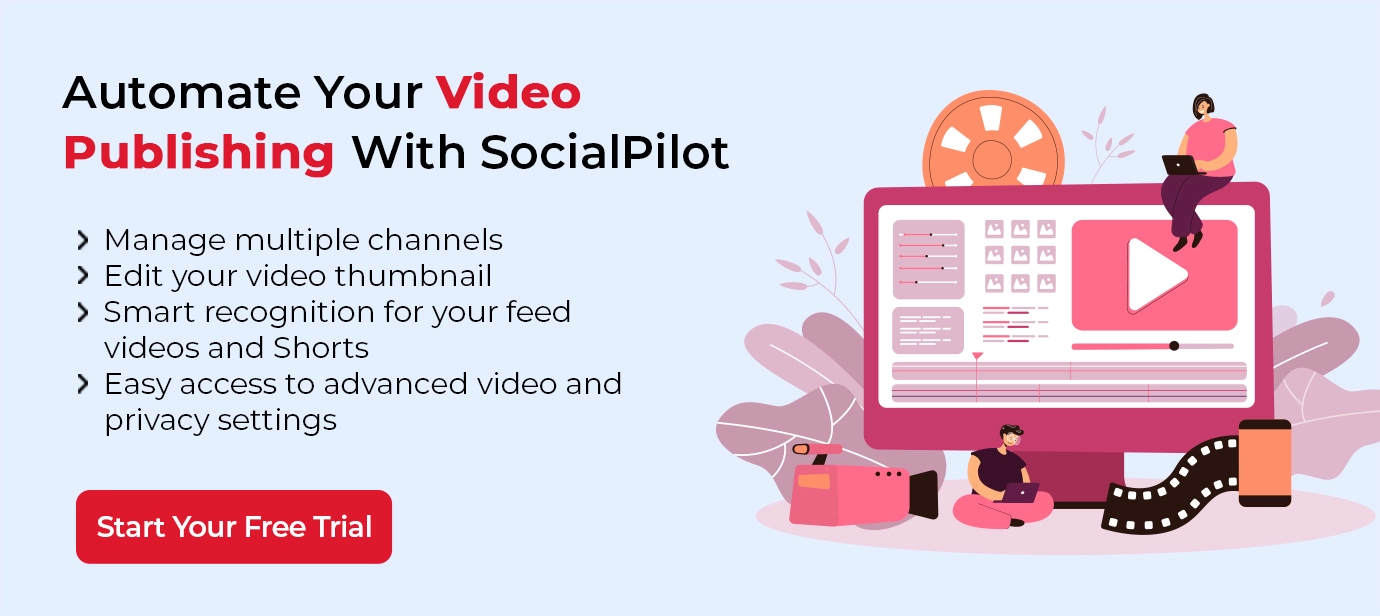 Video publishing with socialpilot