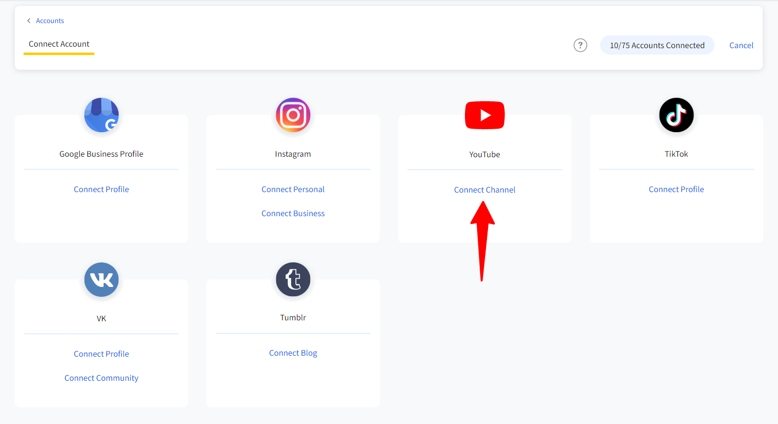 YouTube Scheduling tools like SocialPilot