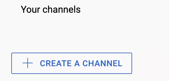 create a channel create a channel