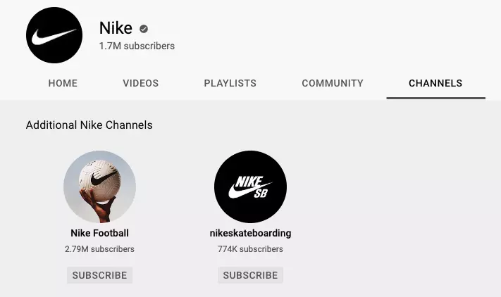 Nike on YouTube