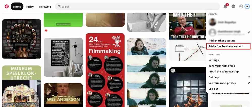 Pinterest business Pinterest business