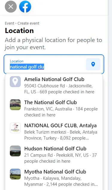 facebook event location facebook event location