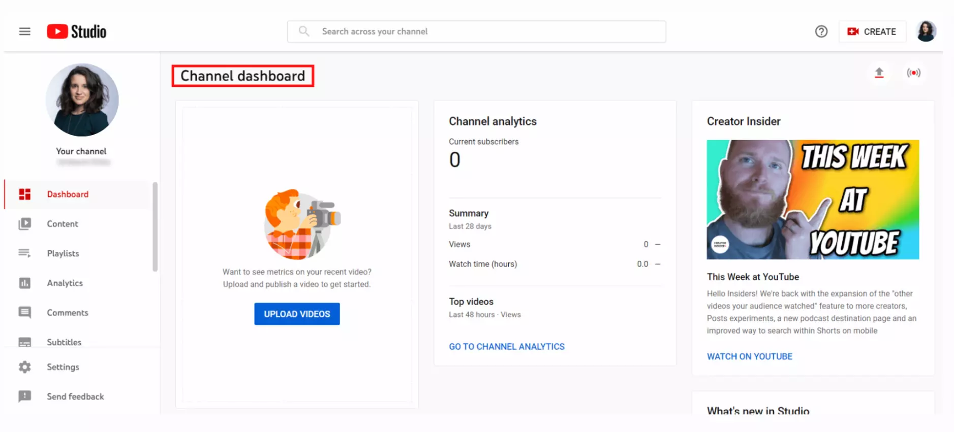 Creator Studio - Manage Your  Channel 