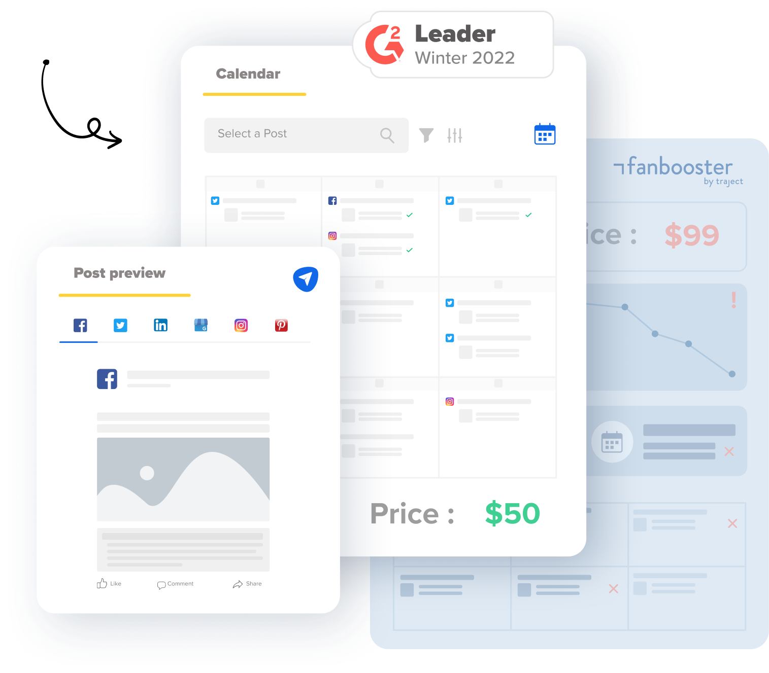 socialpilot vs Fanbooster