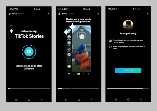 TikTok Stories Arrived