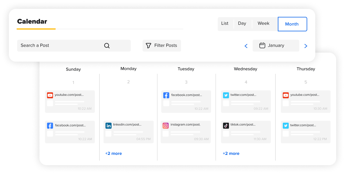 Macro Content Calendars