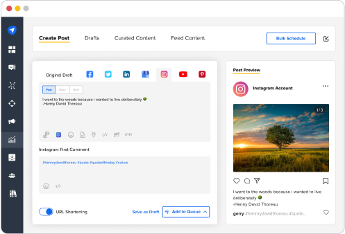 SocialPilot’s scheduling tool SocialPilot’s scheduling tool