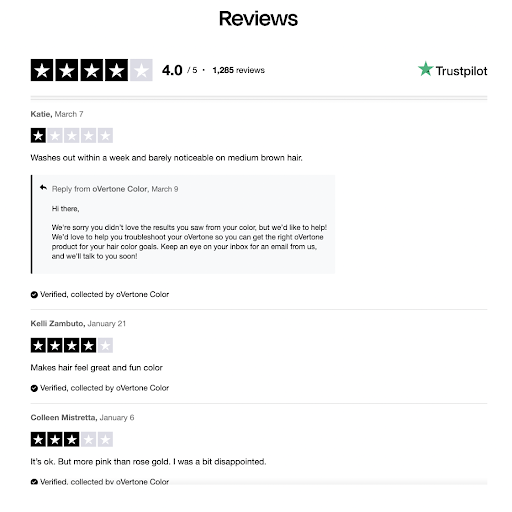 reviews overtone