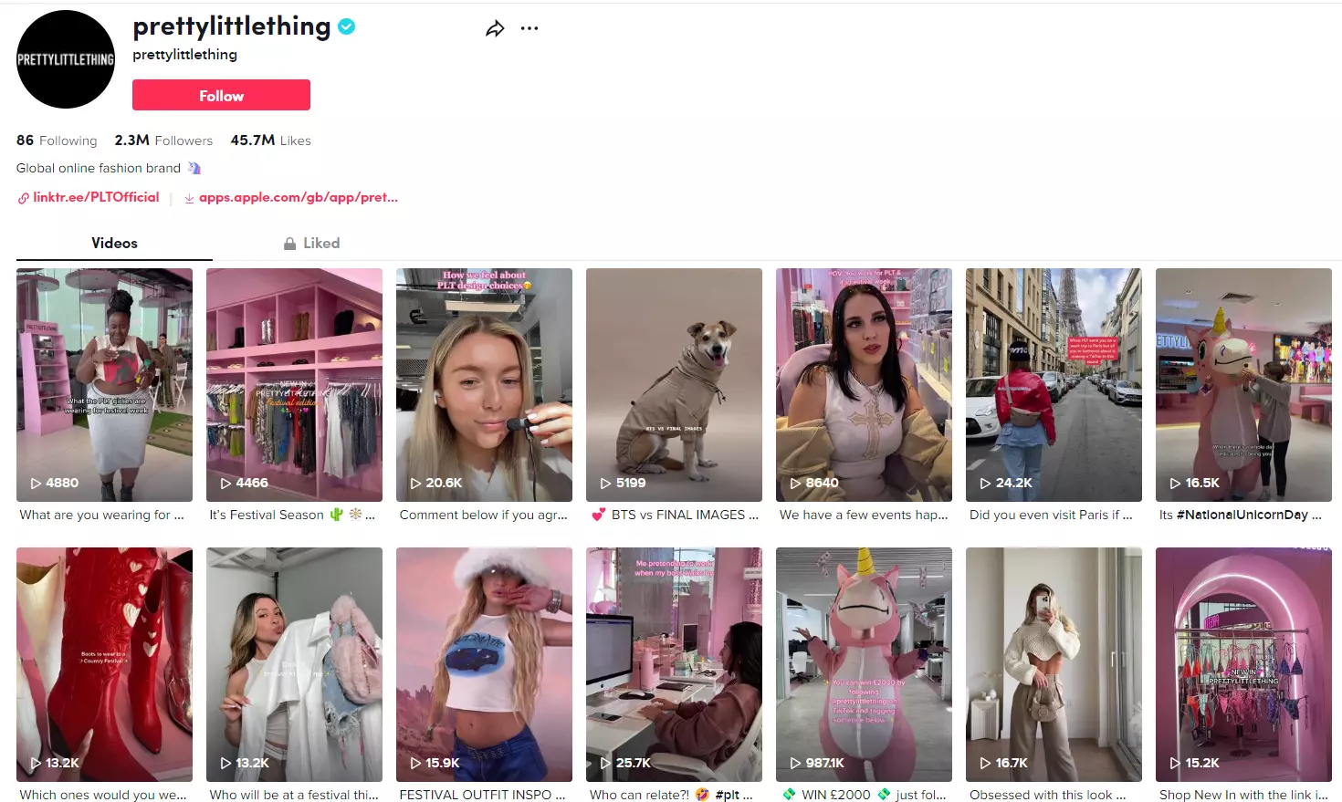 PrettyLittleThing PrettyLittleThing