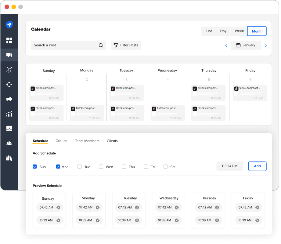 SocialPilot Calendar