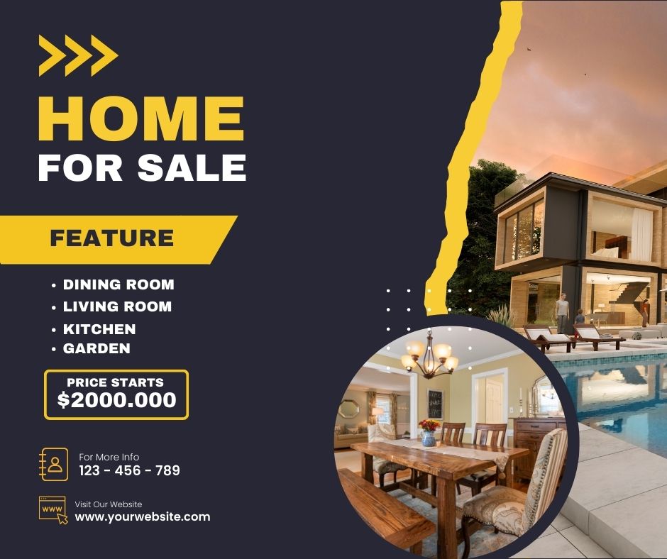 Free Real estate Templates for Social Media Posts (100+ Canva Templates)