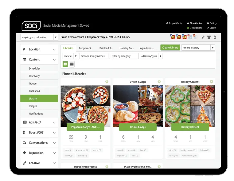 soci Content Library