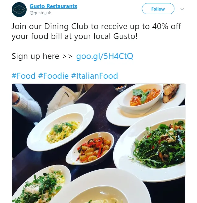 gusto restaurants