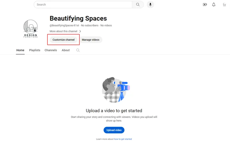How to Set up and Customize Your Channel
