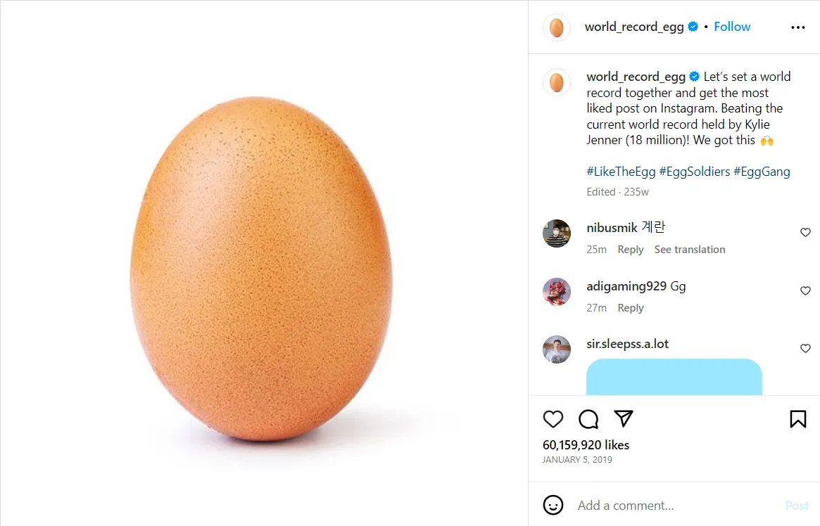 world record egg