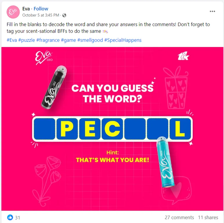 Fall Facebook Engagement Facebook Games Interactive Posts