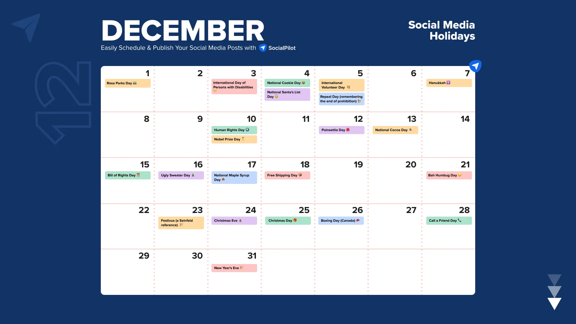 Social Media Holiday Calendar 2023 BusinessHatch News