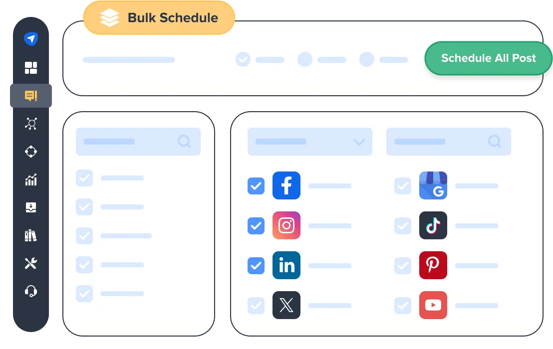 Social Media Bulk Posting Platform- SocialPilot