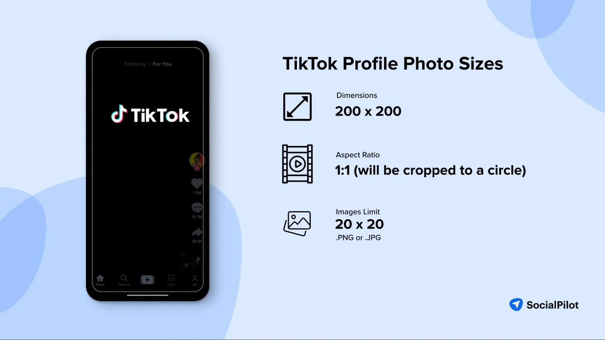 TikTok Profile Photo Sizes